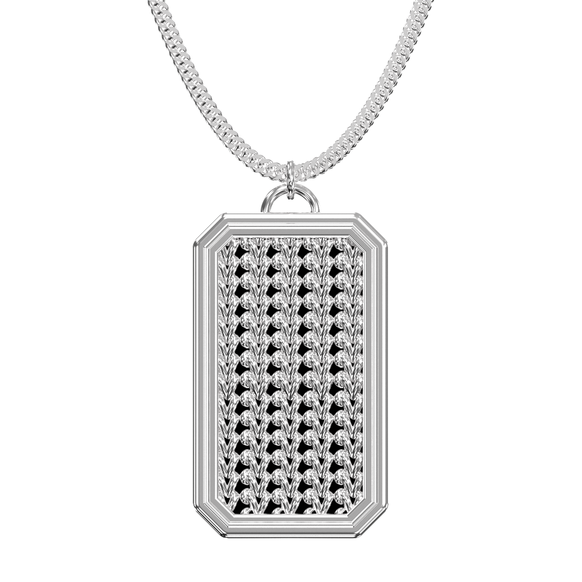 Crochet Kette Elizabeth - 925 Sterling Silber - VIDRAGOLD Crochet Collection