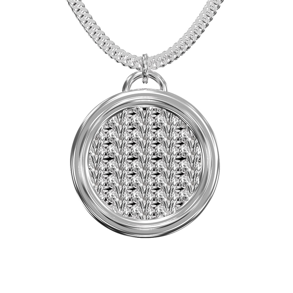 Crochet Kette Mary - 925 Sterling Silber - VIDRAGOLD Crochet Collection