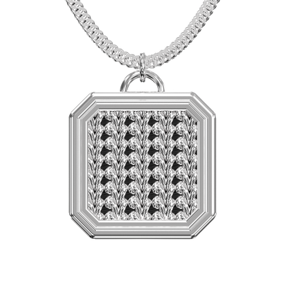 Crochet Necklace Catherine - 925 Sterling Silver - VIDRAGOLD Crochet Collection