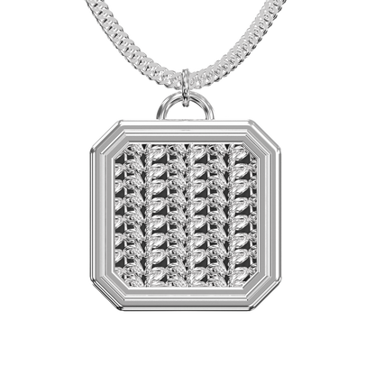 Crochet Necklace Catherine - 925 Sterling Silver - VIDRAGOLD Crochet Collection