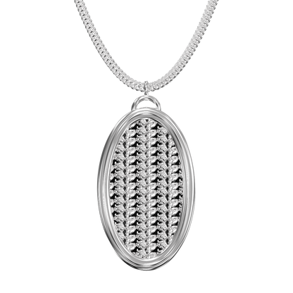 Crochet Necklace Victoria - 925 Sterling Silver - VIDRAGOLD Crochet Collection