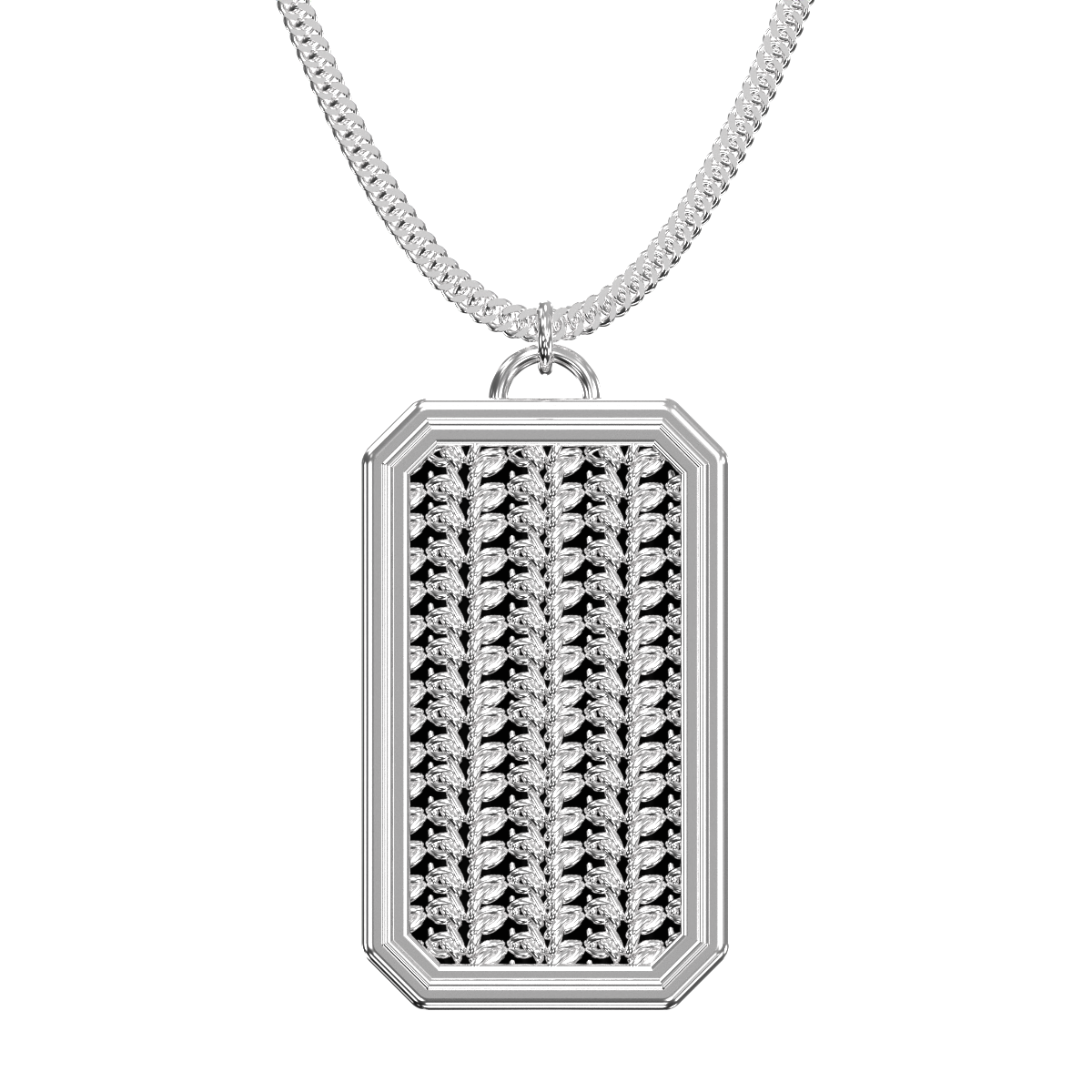 Crochet Kette Elizabeth - 925 Sterling Silber - VIDRAGOLD Crochet Collection