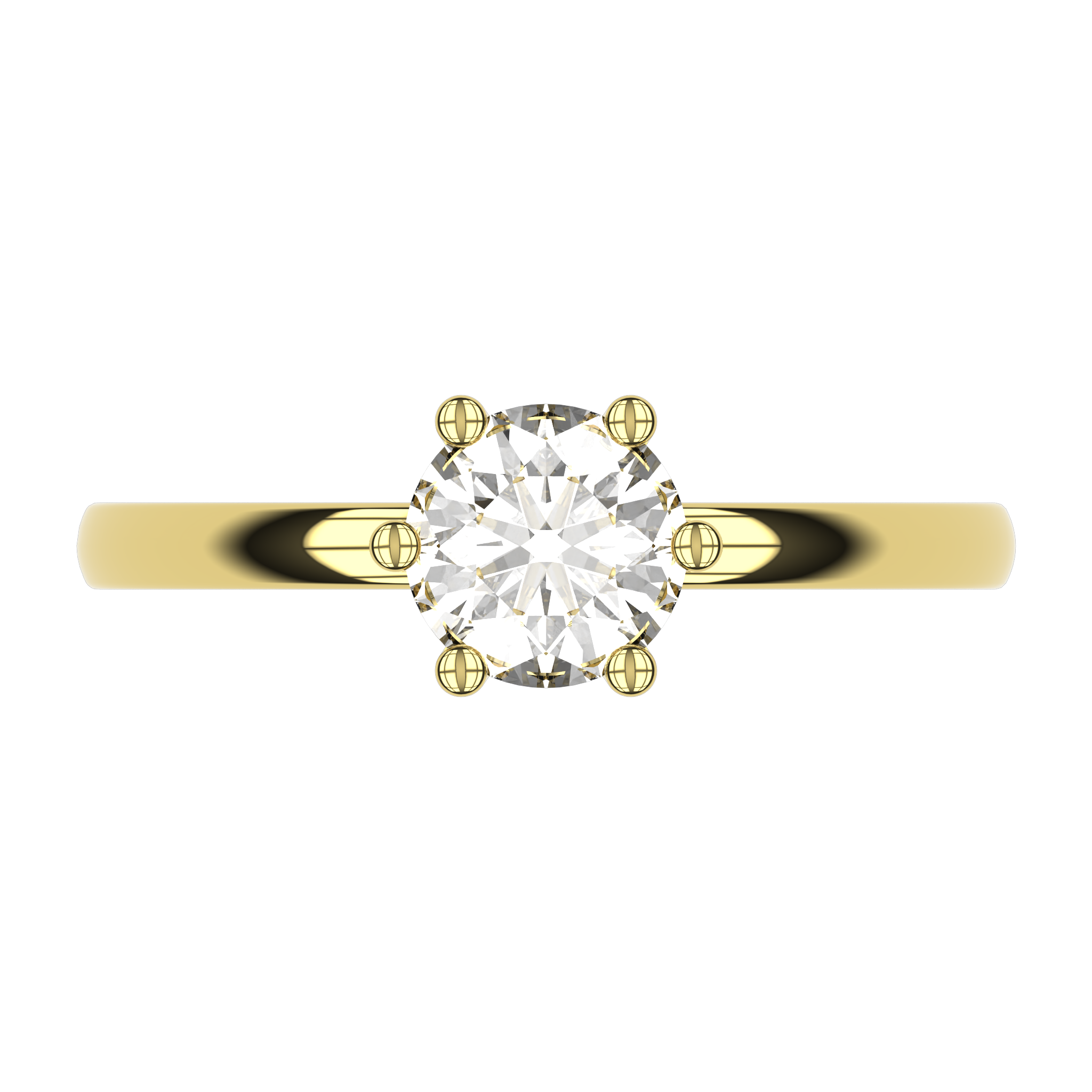 Jane - 1 Karat Verlobungsring | 14 Karat Gold | 1 Karat Brillant