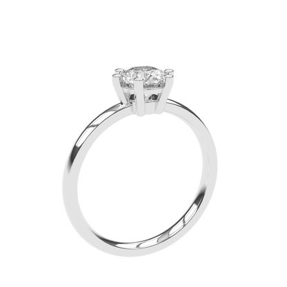 JANE 1ct Lab Diamond Round Engagement Ring Brilliant, 14K Gold