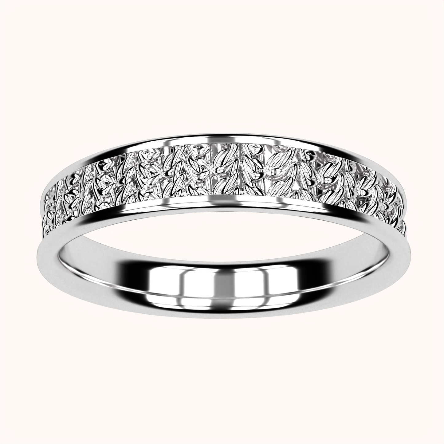 4mm Half Double Crochet Ring – Crochet Collection (925 Sterling Silver)