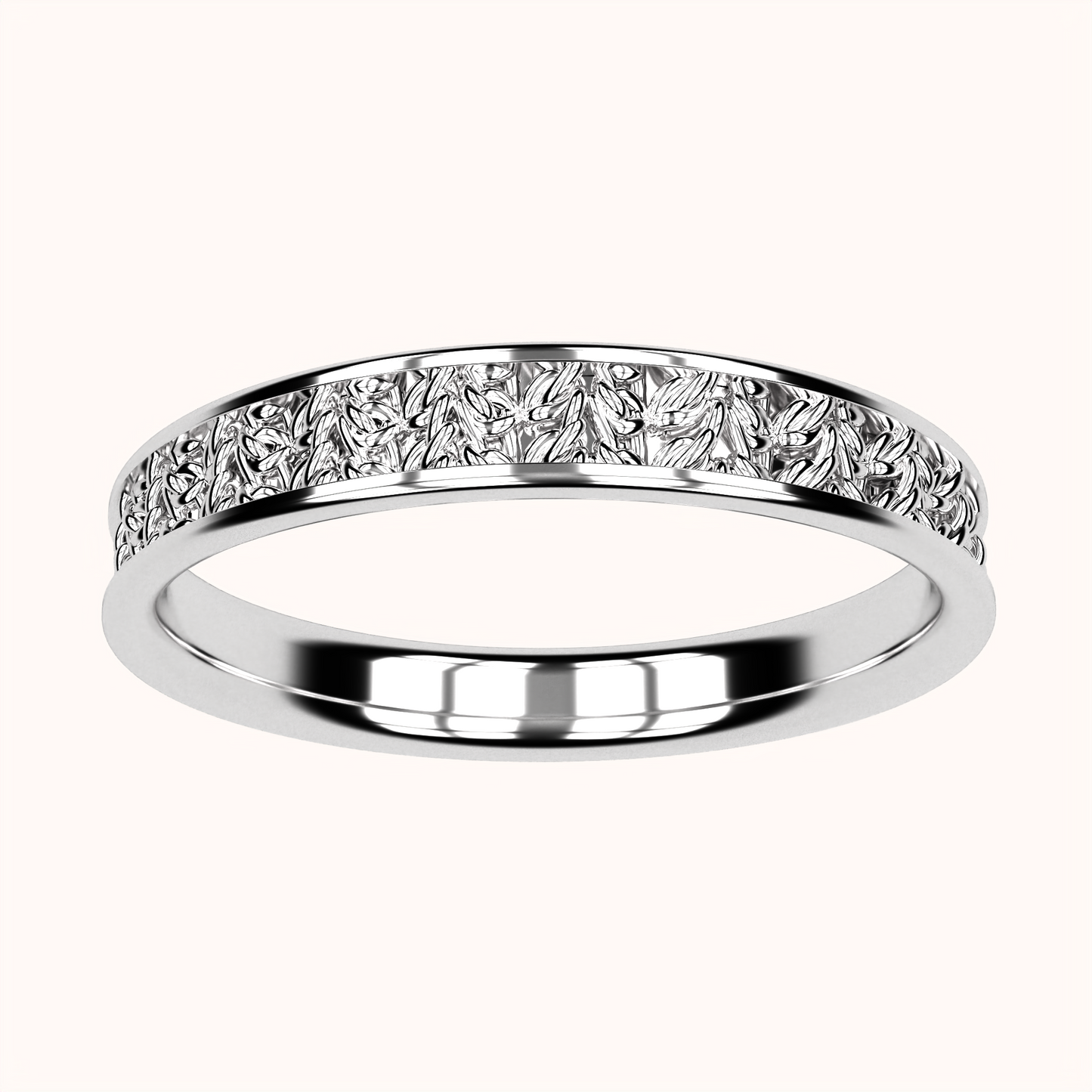 3mm Half Double Crochet Ring – Crochet Collection (925 Sterling Silver)