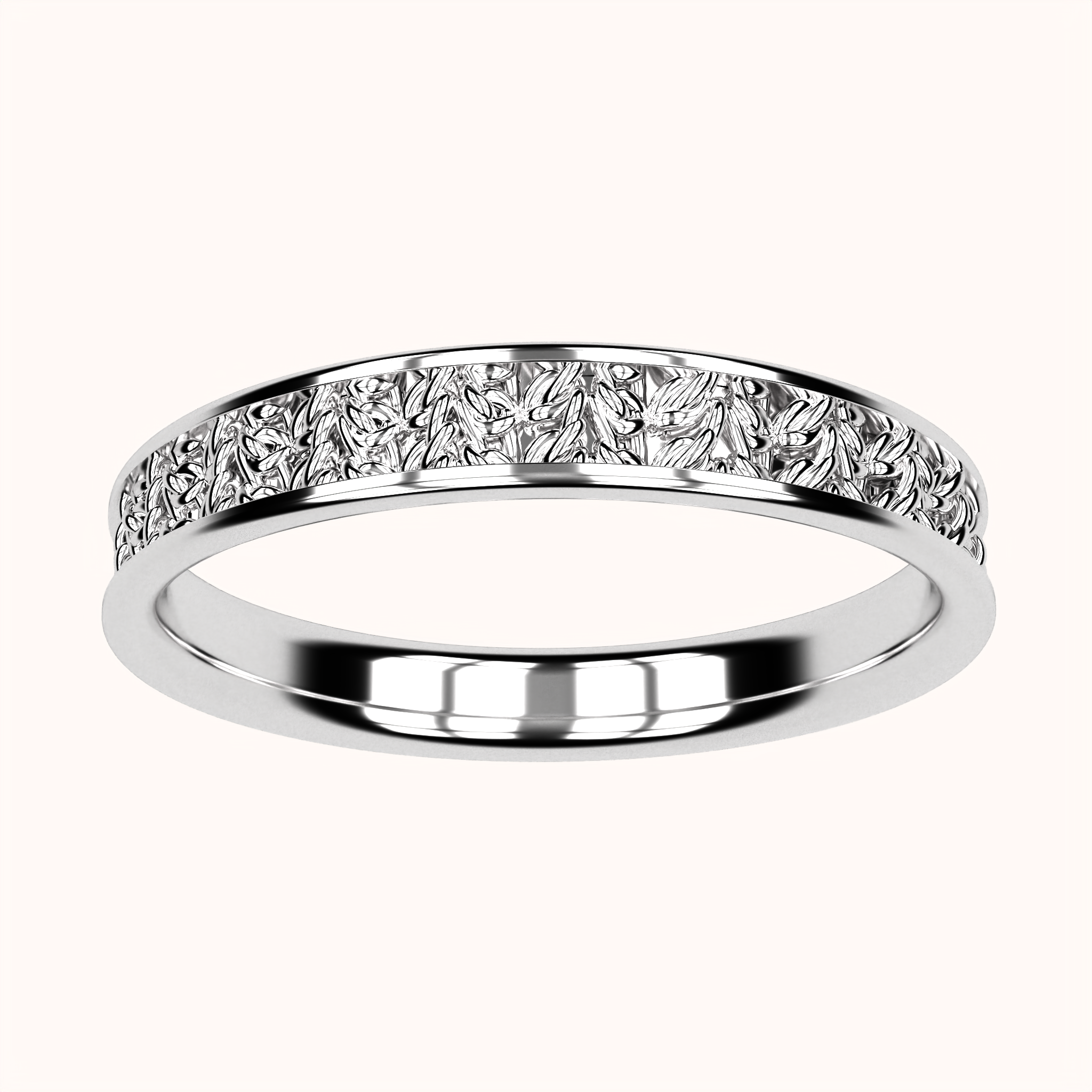 3mm Half Double Crochet Ring – Crochet Collection (925 Sterling Silver)