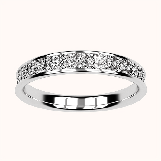 3mm Half Double Crochet Ring – Crochet Collection (925 Sterling Silver)