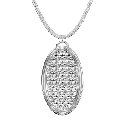 Crochet Necklace Victoria - 925 Sterling Silver - VIDRAGOLD Crochet Collection