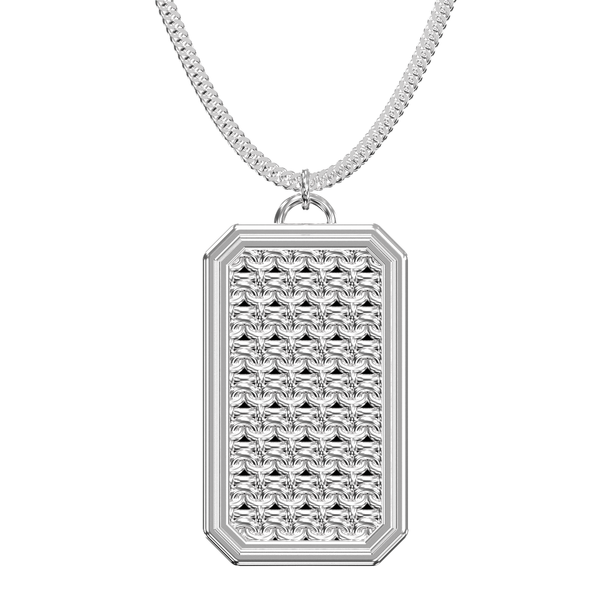 Crochet Kette Elizabeth - 925 Sterling Silber - VIDRAGOLD Crochet Collection