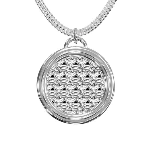 Crochet Kette Mary - 925 Sterling Silber - VIDRAGOLD Crochet Collection