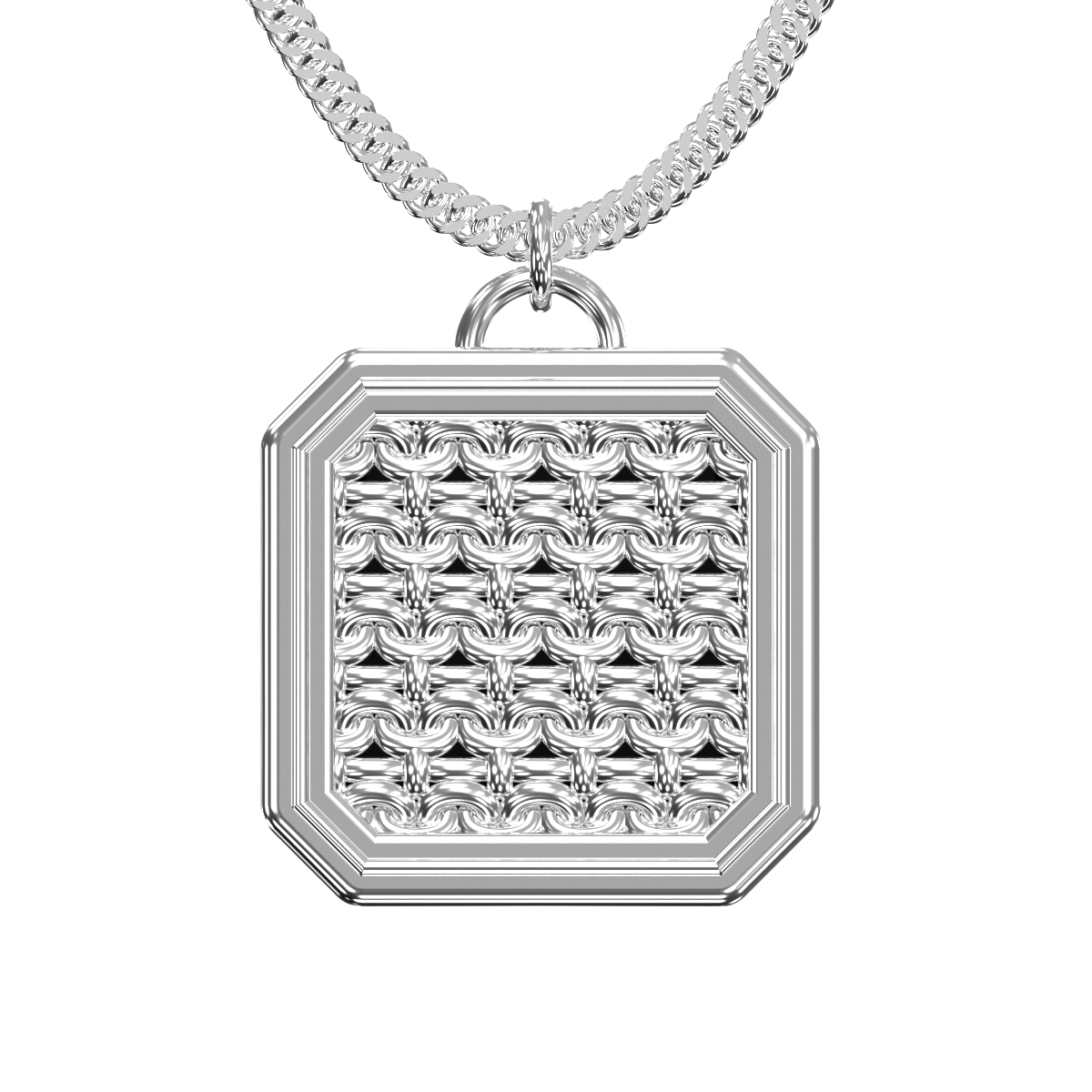 Crochet Necklace Catherine - 925 Sterling Silver - VIDRAGOLD Crochet Collection