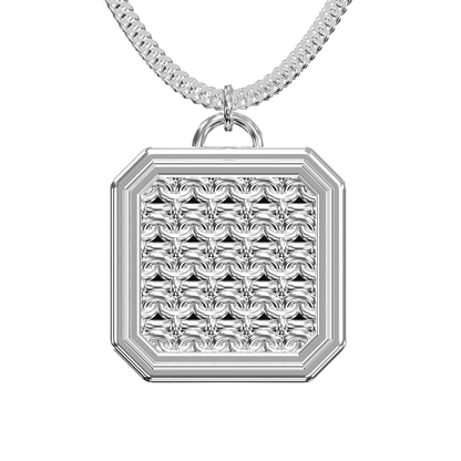 Crochet Necklace Catherine - 925 Sterling Silver - VIDRAGOLD Crochet Collection