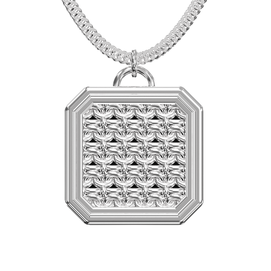 Crochet Necklace Catherine - 925 Sterling Silver - VIDRAGOLD Crochet Collection