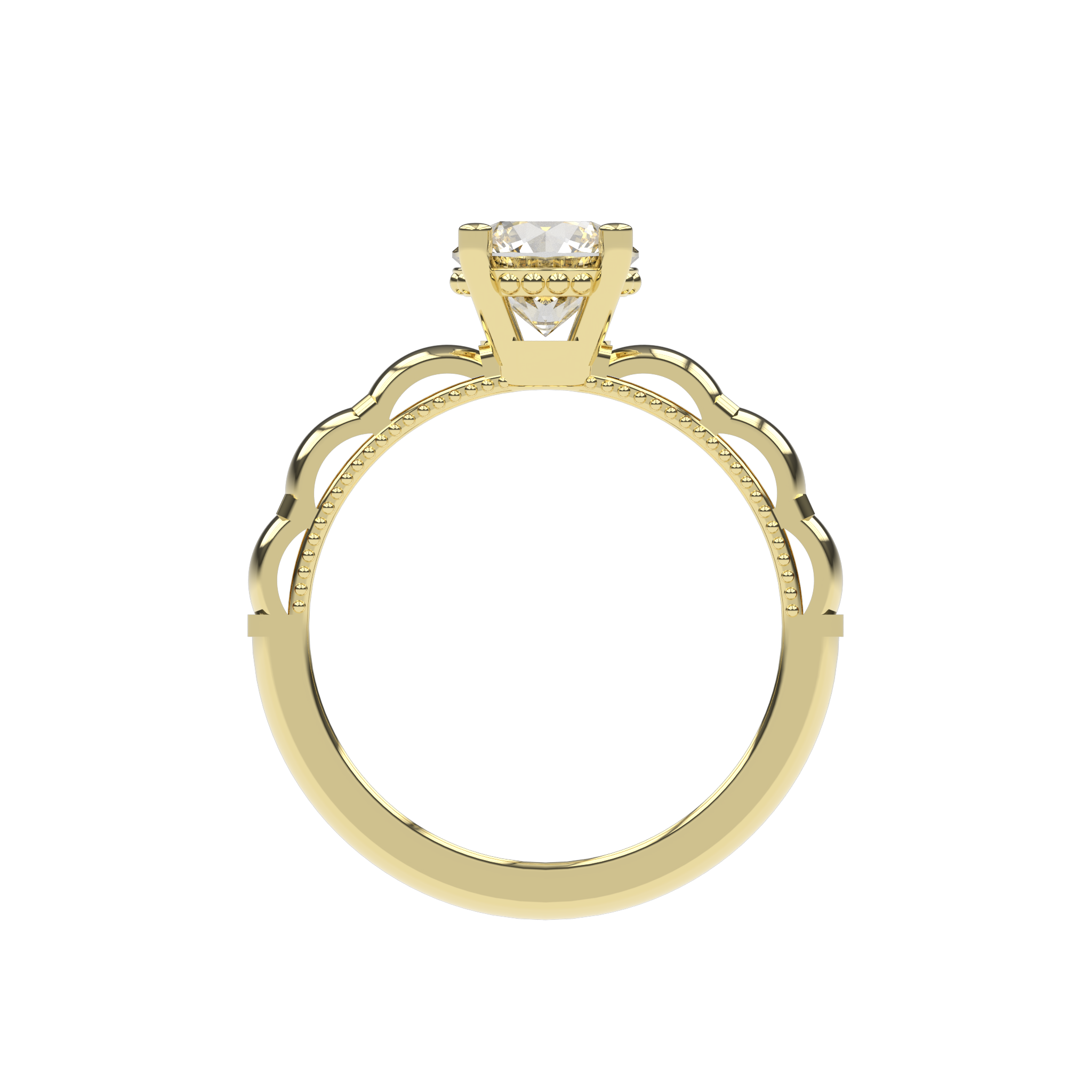 Stella- 1 Karat Verlobungsring | 14K Gold | 1 Karat Brillant