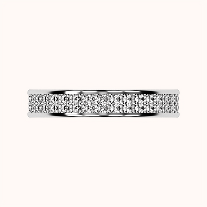 4mm Single Crochet Ring – Crochet Collection (925 Sterling Silver)