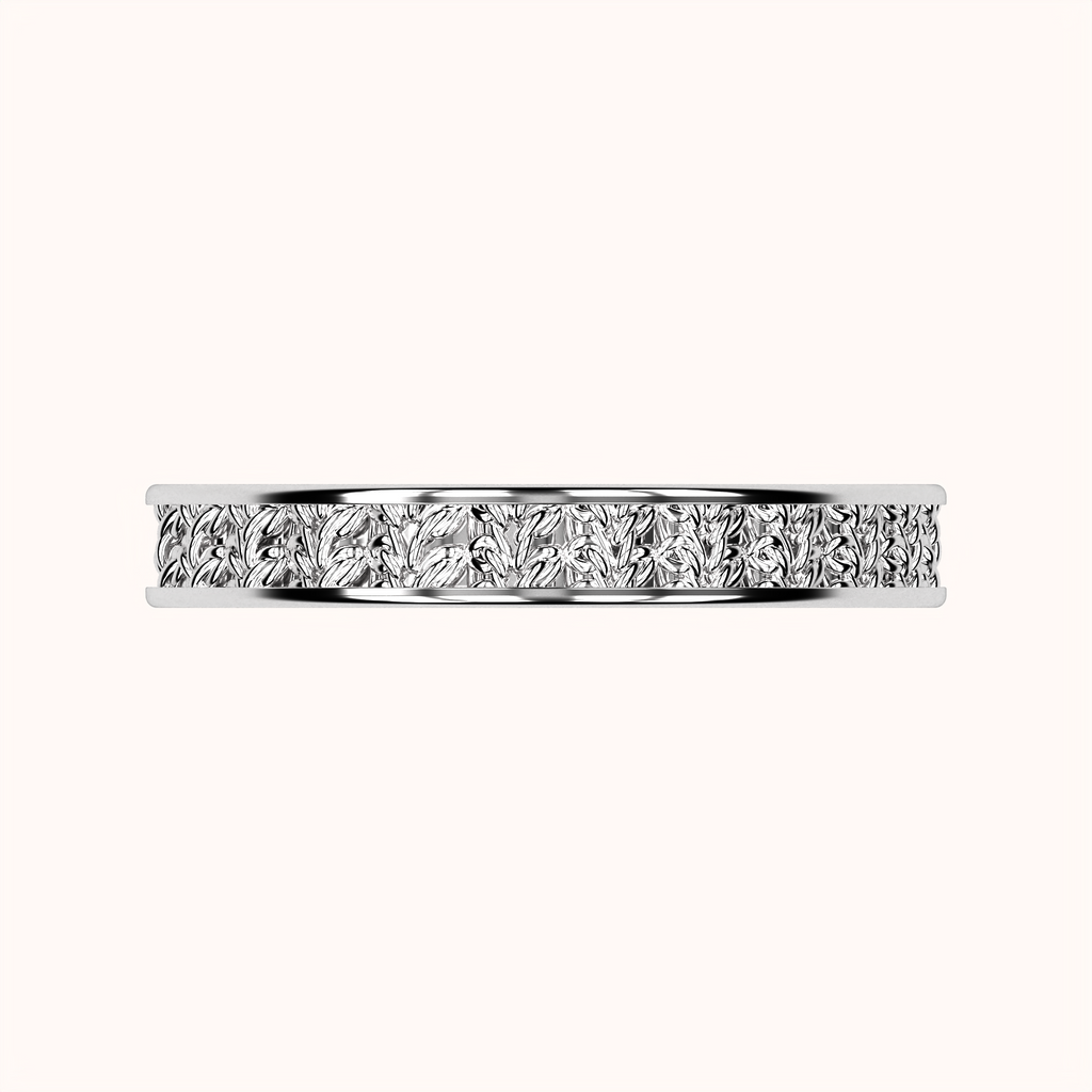 3mm Half Double Crochet Ring – Crochet Collection (925 Sterling Silver)