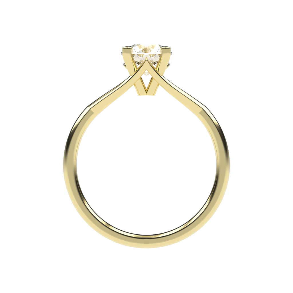Amelia - 1ct Signature High Setting | 14K Gold | 1ct Brilliant