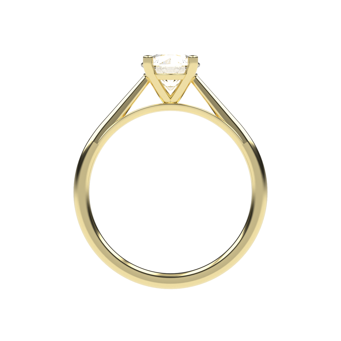 Victoria - 1ct Cathedral Setting | 14K Gold | 1ct Brilliant Cut Cubic Zirconia