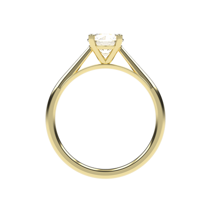 Victoria - 1ct Cathedral Setting | 14K Gold | 1ct Brilliant Cut Cubic Zirconia