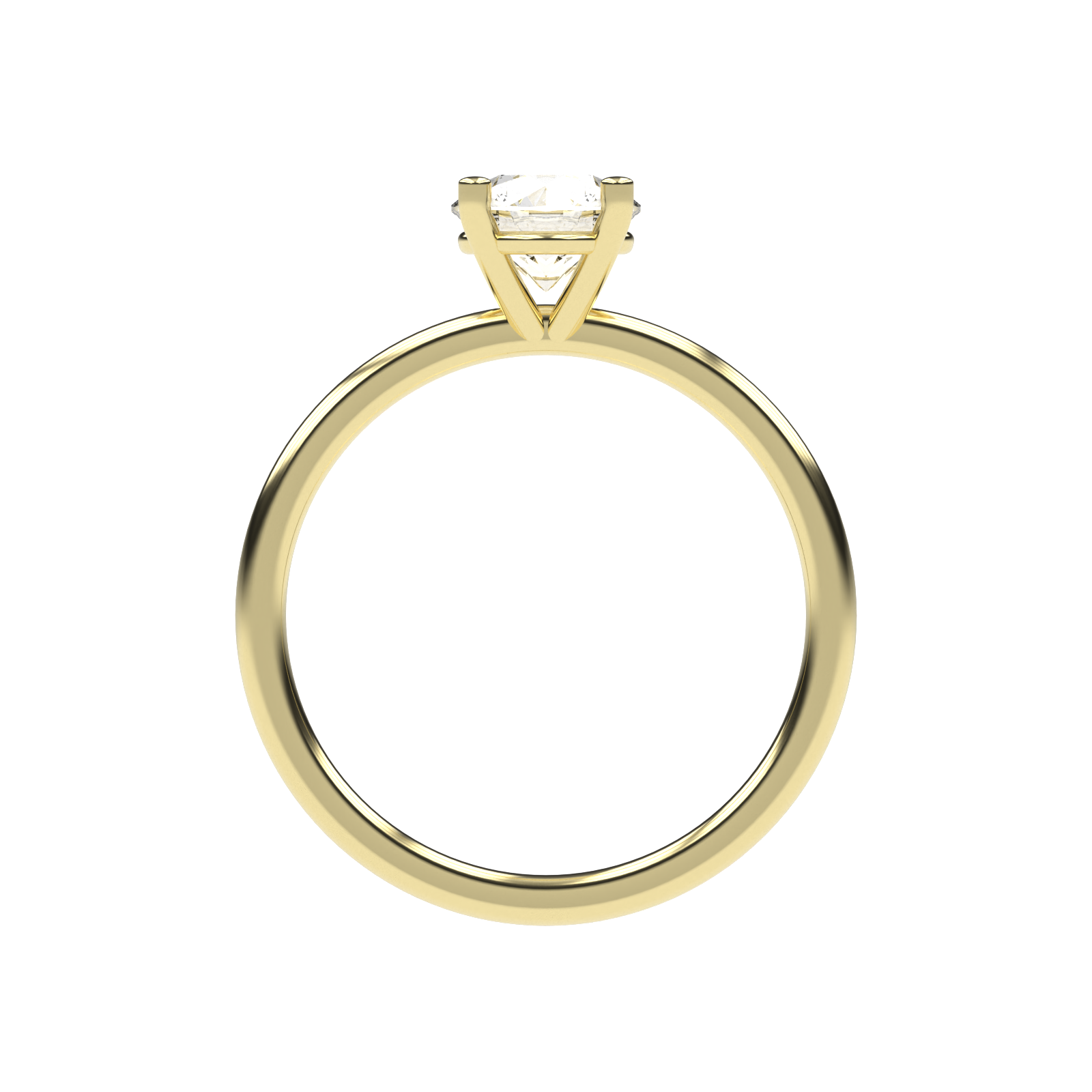 Elena - 1ct High Setting | 14K Gold | 1ct Brilliant