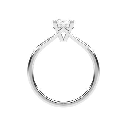 Amelia - 1ct Signature High Setting | 14K Gold | 1ct brilliant cut cubic zirconia