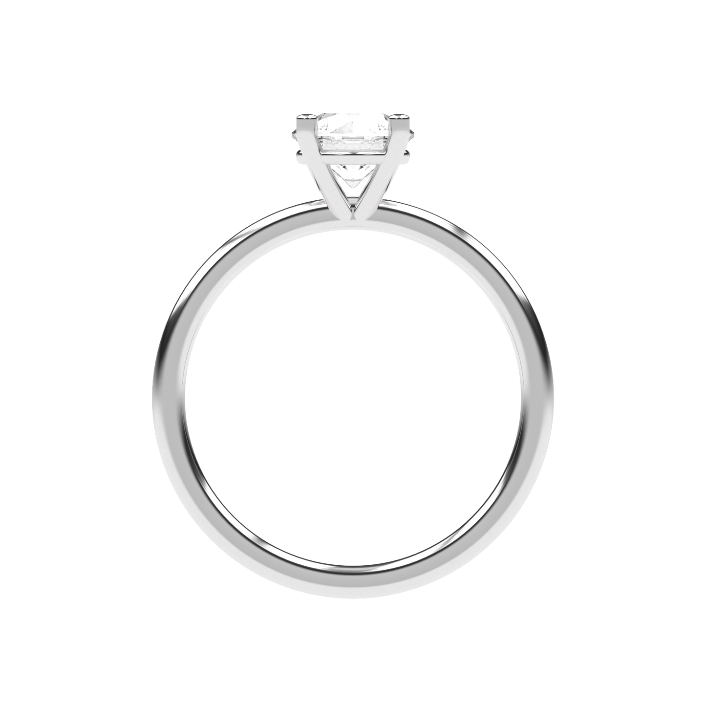 Elena - 1ct High Setting | 14K Gold | 1ct Brilliant Cut Cubic Zirconia