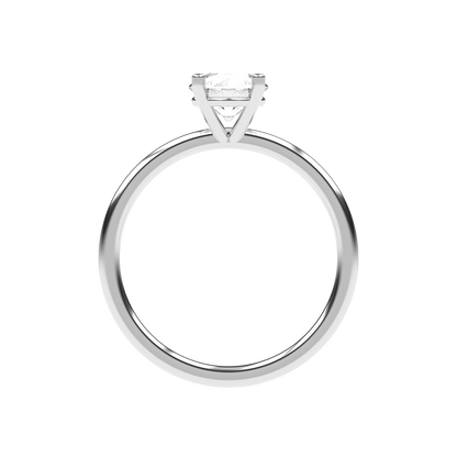 Elena - 1ct High Setting | 14K Gold | 1ct Brilliant Cut Cubic Zirconia