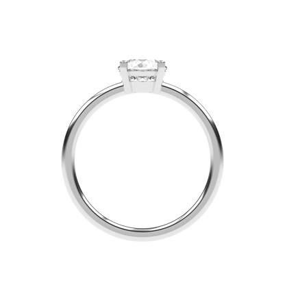 Clara - 1ct Low Setting | 14K Gold | 1ct Brilliant Cut Zirconia