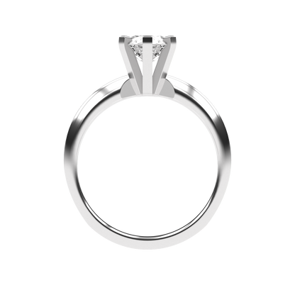 Sophia - 1ct Six Prong High Setting | 14K Gold | 1ct Brilliant geschliffener Zirkonia