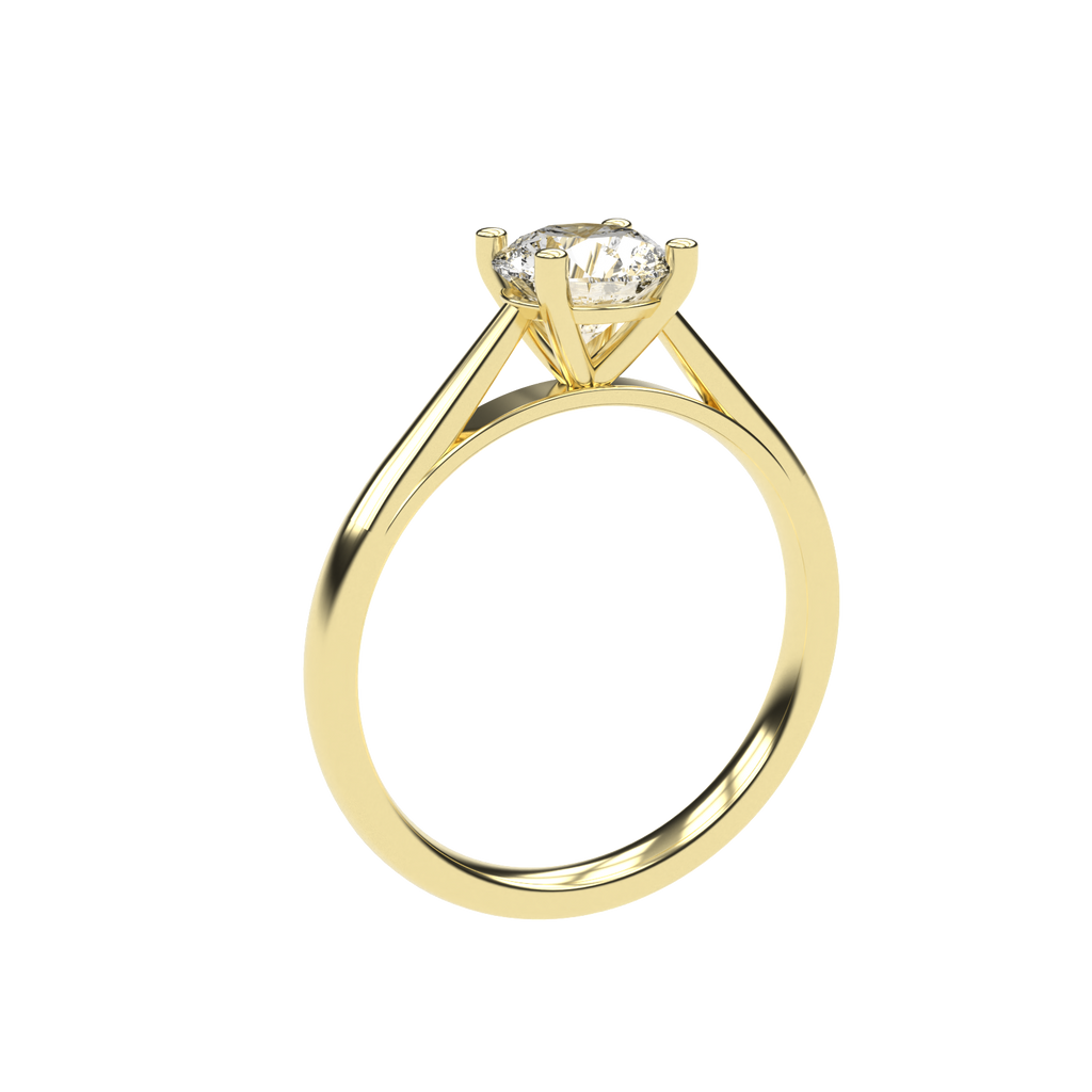 Victoria - 1ct Cathedral Setting | 14K Gold | 1ct Brilliant