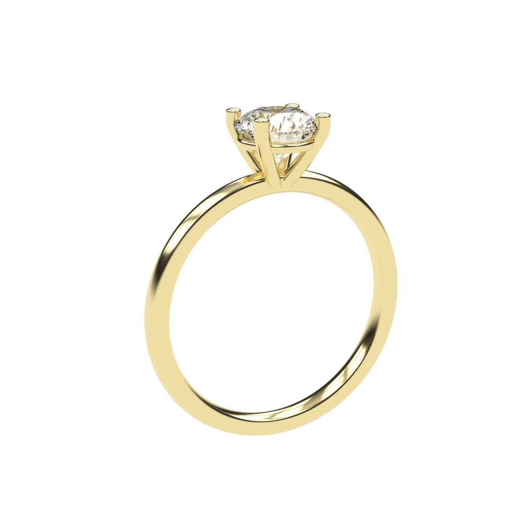 Elena - 1ct High Setting | 14K Gold | 1ct Brilliant