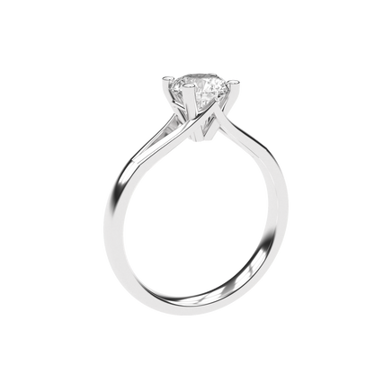 Amelia - 1ct Signature High Setting | 14K Gold | 1ct brilliant cut cubic zirconia