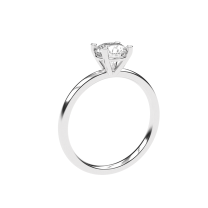 Elena - 1ct High Setting | 14K Gold | 1ct Brilliant Cut Cubic Zirconia