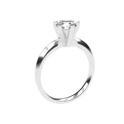 Sophia - 1ct Six Prong High Setting | 14K Gold | 1ct Brilliant geschliffener Zirkonia