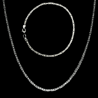 Set aus 2,3mm Königskette & -armband