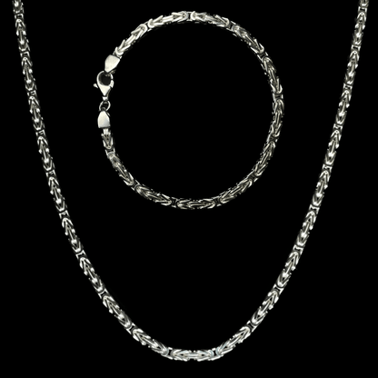 Set aus 3,9mm Königskette & Armband