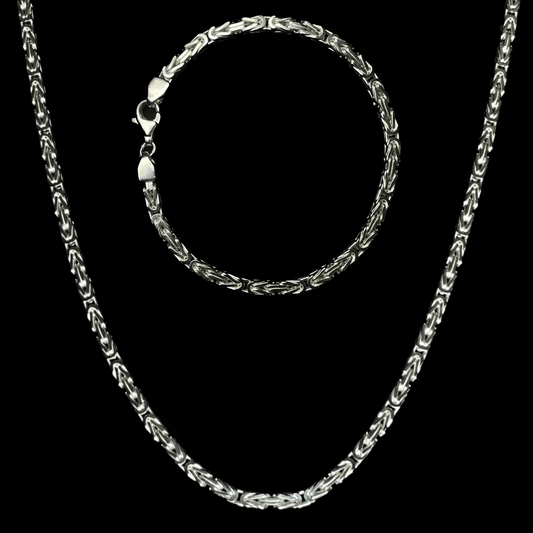 Set aus 3,9mm Königskette & Armband