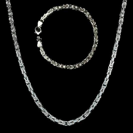 Set aus 4,7mm Königskette & Armband