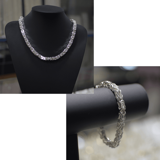 Set aus 7mm Königskette & Armband