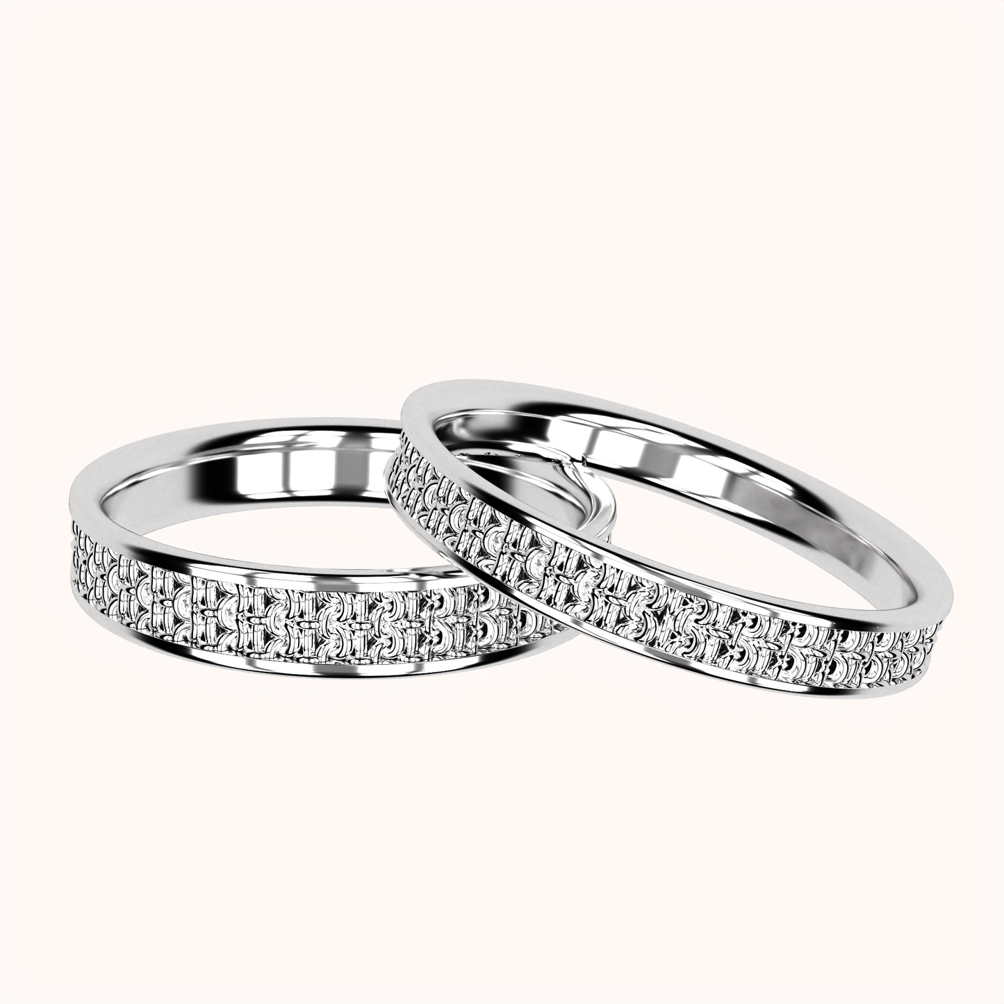 4mm Single Crochet Ring – Crochet Collection (925 Sterling Silver)