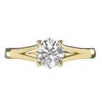 Amelia - 1ct Signature High Setting | 14K Gold | 1ct Brilliant