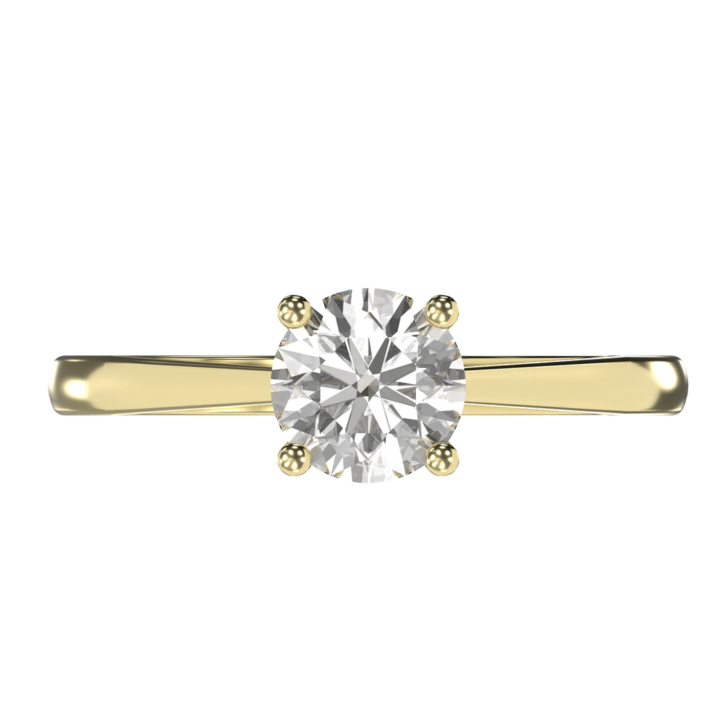 Victoria - 1ct Cathedral Setting | 14K Gold | 1ct Brilliant
