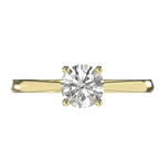 Victoria - 1ct Cathedral Setting | 14K Gold | 1ct Brilliant