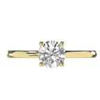 Elena - 1ct High Setting | 14K Gold | 1ct Brilliant