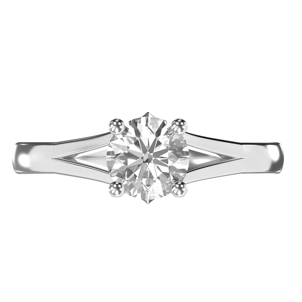 Amelia - 1ct Signature High Setting | 14K Gold | 1ct Brilliant