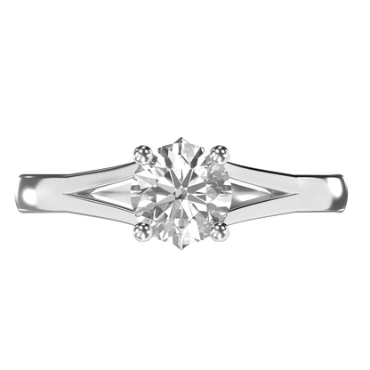 Amelia - 1ct Signature High Setting | 14K Gold | 1ct brilliant cut cubic zirconia