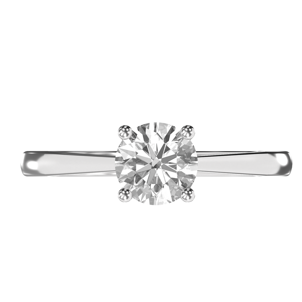 Victoria - 1ct Cathedral Setting | 14K Gold | 1ct Brilliant